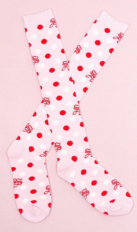 Polka Dots Sweet Lolita Knee Socks